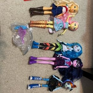 Mlp equestrian girl dolls bundle